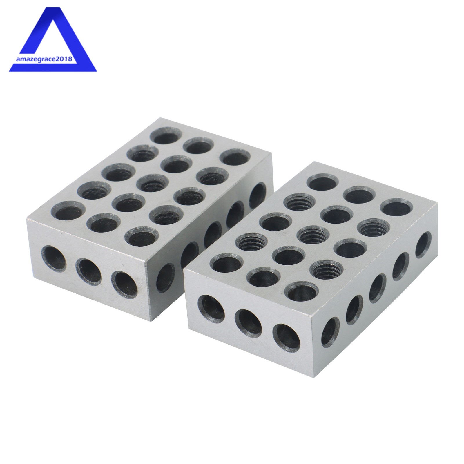 10 Pair 1/8″ × 6″ Thin Parallel Set & 1 Matched Pair 1-2-3 Block Set 23 Holes