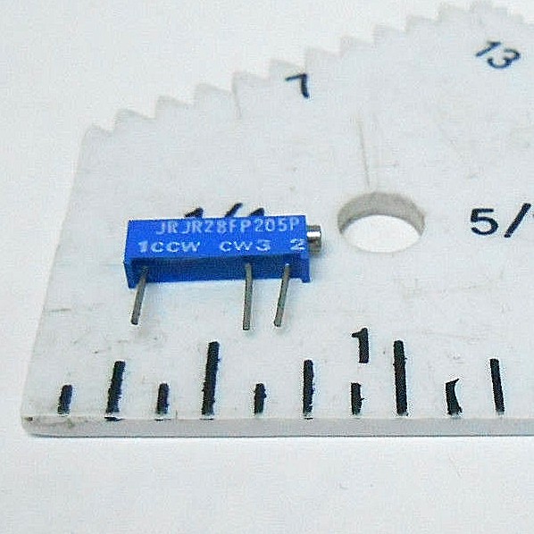 RJR28FP205P BOURNS VARIABLE RESISTOR 2 MEGOHMS/ .69 WATTS NEW OLD STOCK