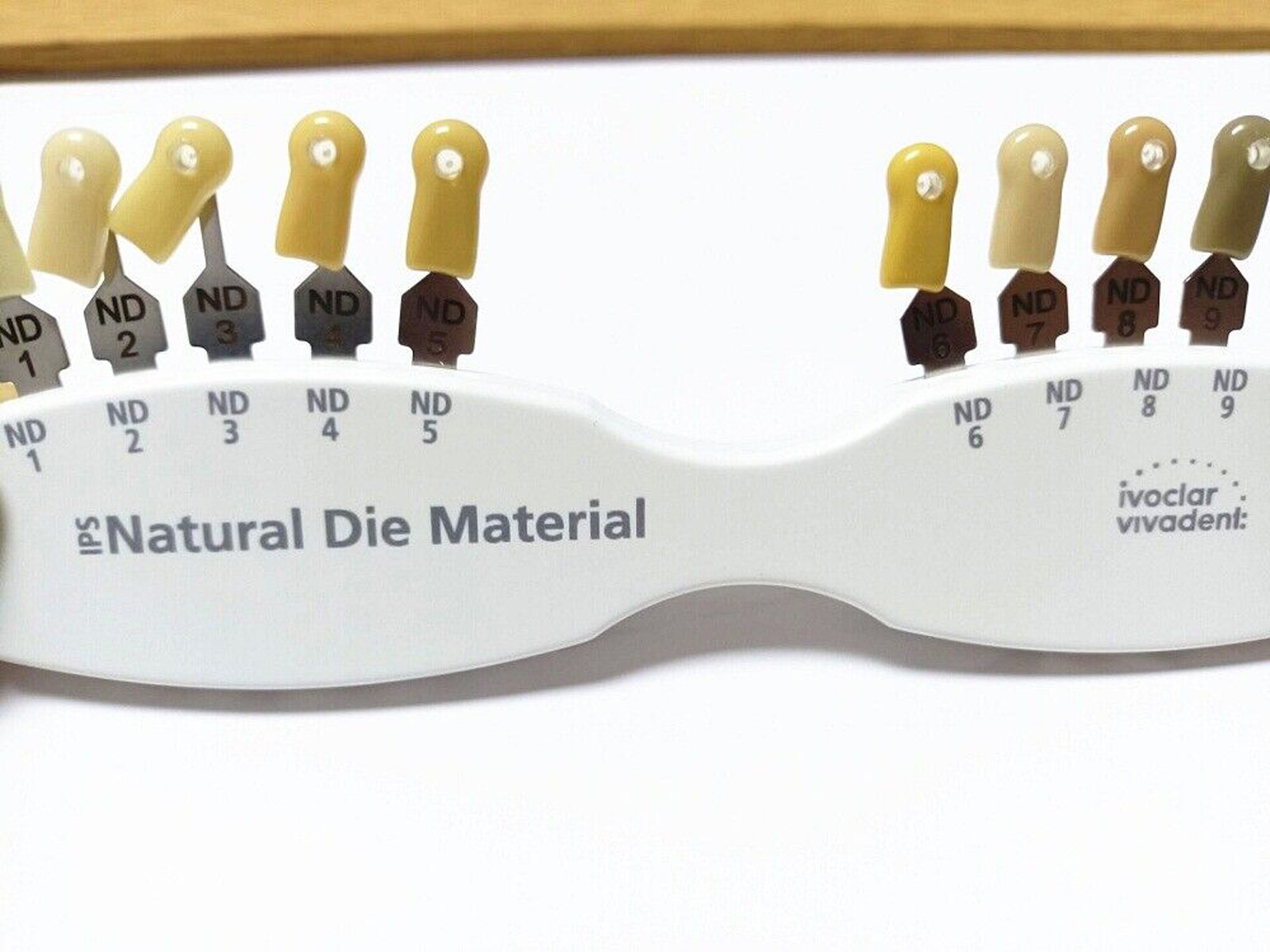 Ivoclar Vivadent Dental Shade Guide A-D 20 IPS or Natural Die ND1-9 Bleach Teeth