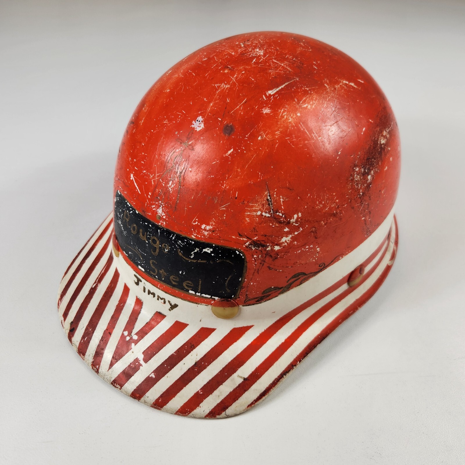 Rouge Steel Ford Motor Company Superglas Hardhat Hard Hat Fibre Metal Vintage