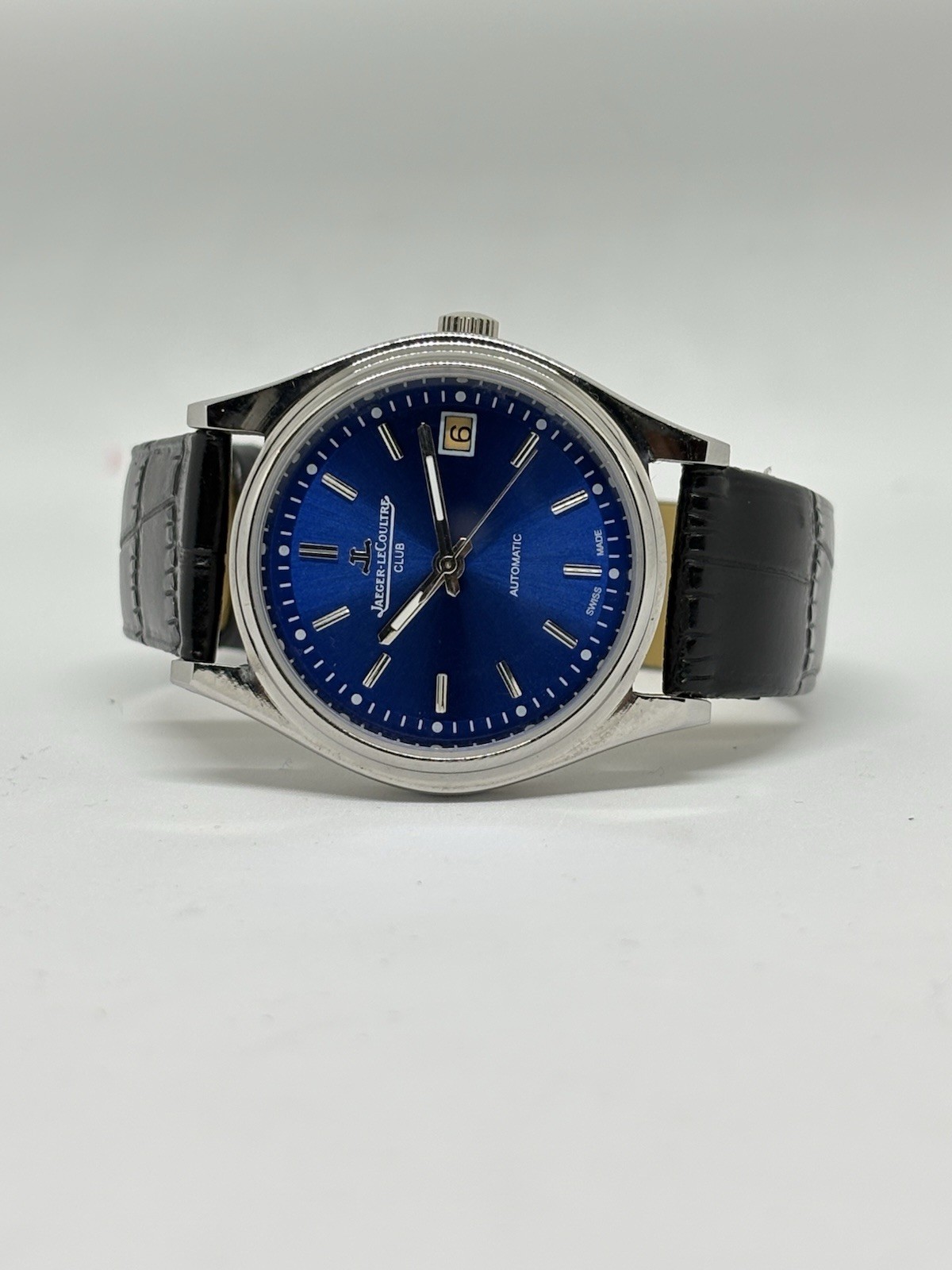 Vintage Jaeger-LeCoultre 25 Jewels Automatic Swiss Made Men’s Watch Blue Dial