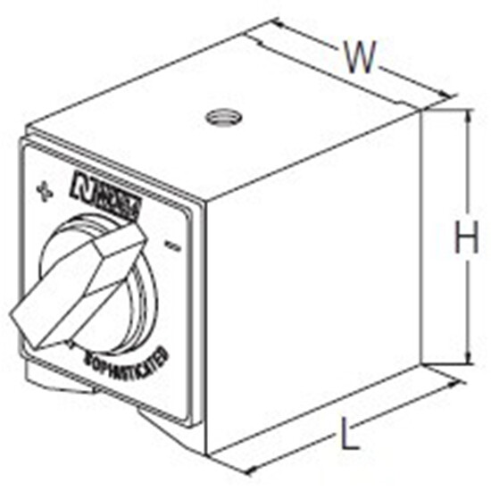 Noga DG0036 Magnetic Holder 176 lb. Holding Power w/ 8mm Thread Dial, Test Ind.