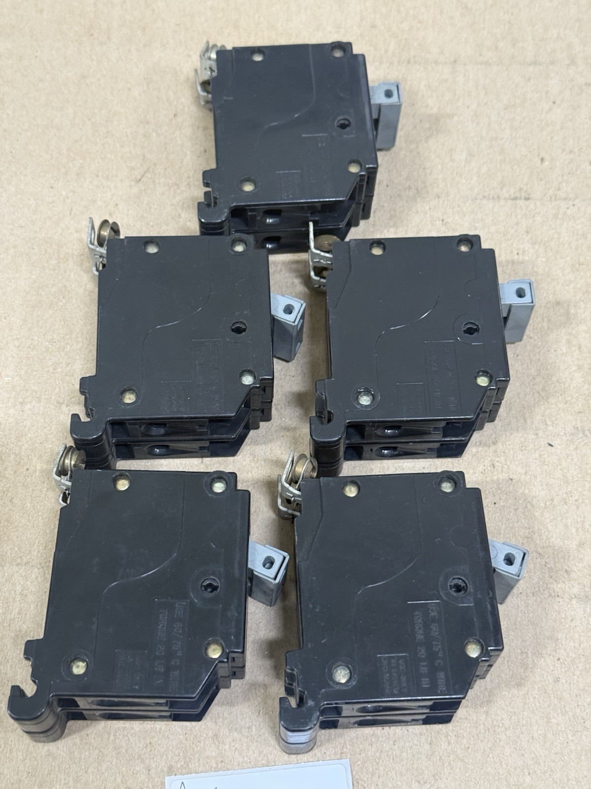Lot of 5 – Cutler Hammer CHB CHB230 2P 30A Bolt-on Circuit Breaker
