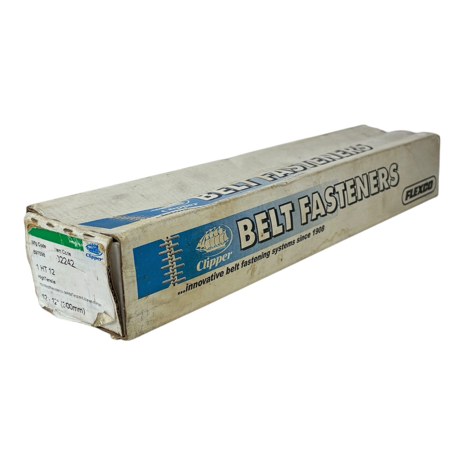 Flexco Clipper 1HT12 02242 High Tensile Belt Fasteners 12″ 300mm 12 Strips