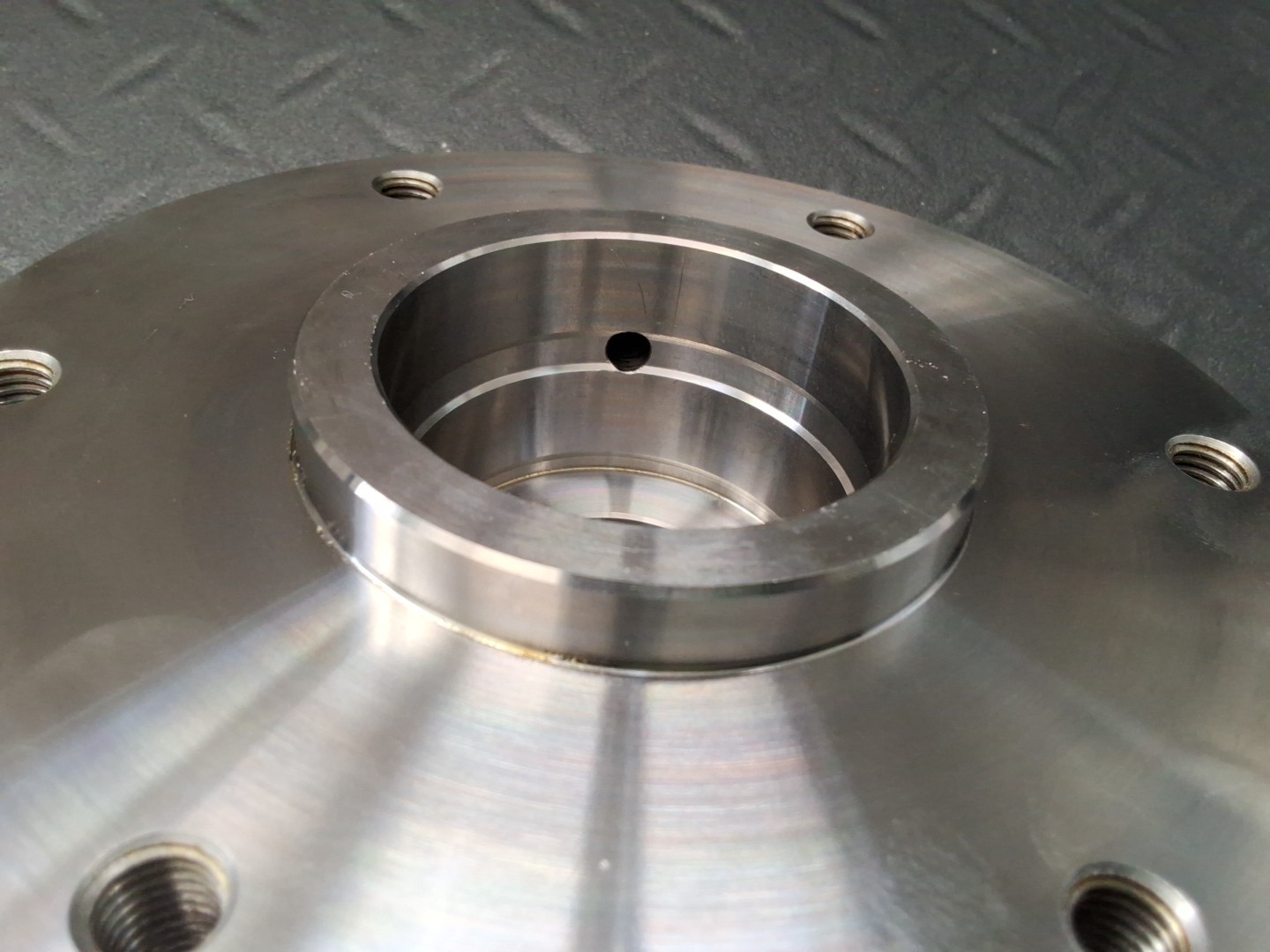 Buck Chuck 6″ Adapter Plate 4° Taper A6-4DEG for Hardinge 4 Degree Taper Lathe