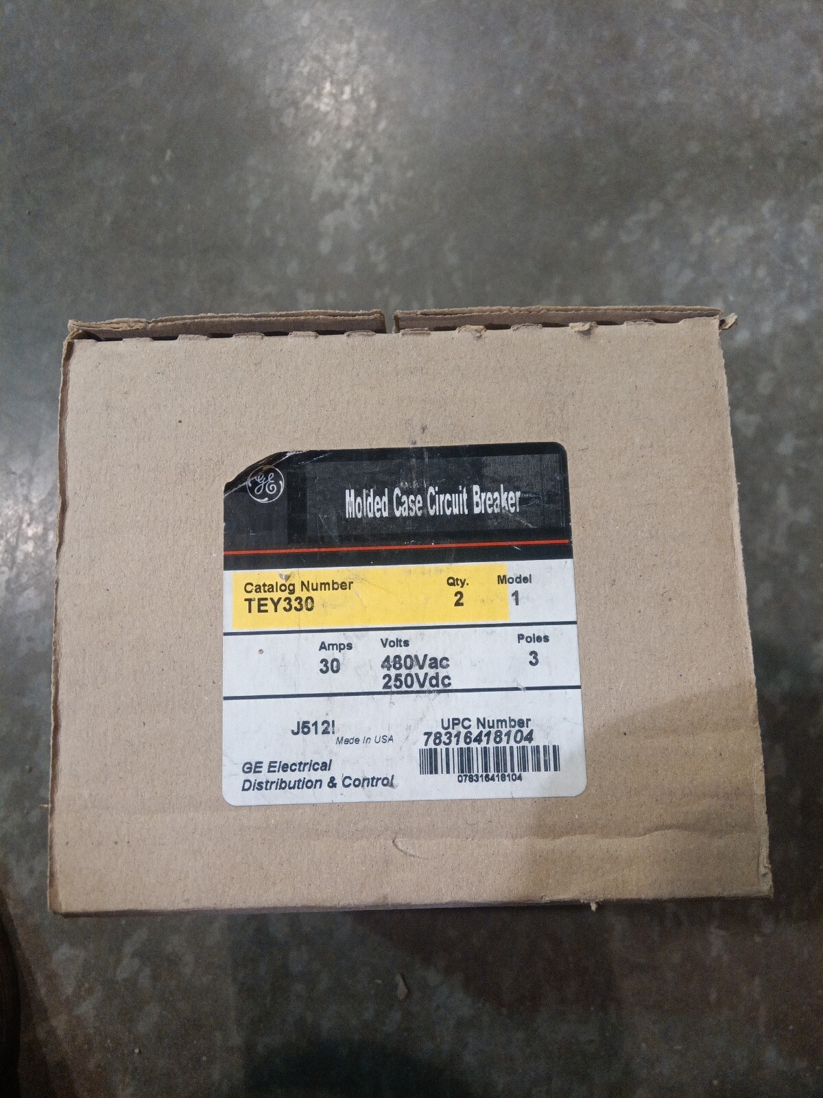 GE TEY330 TWO PACK