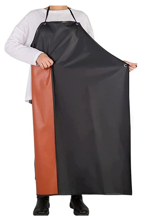 Work Cloth Butcher Apron Fish Waterproof Vinyl Chemical Resistant Rubber Lab Use