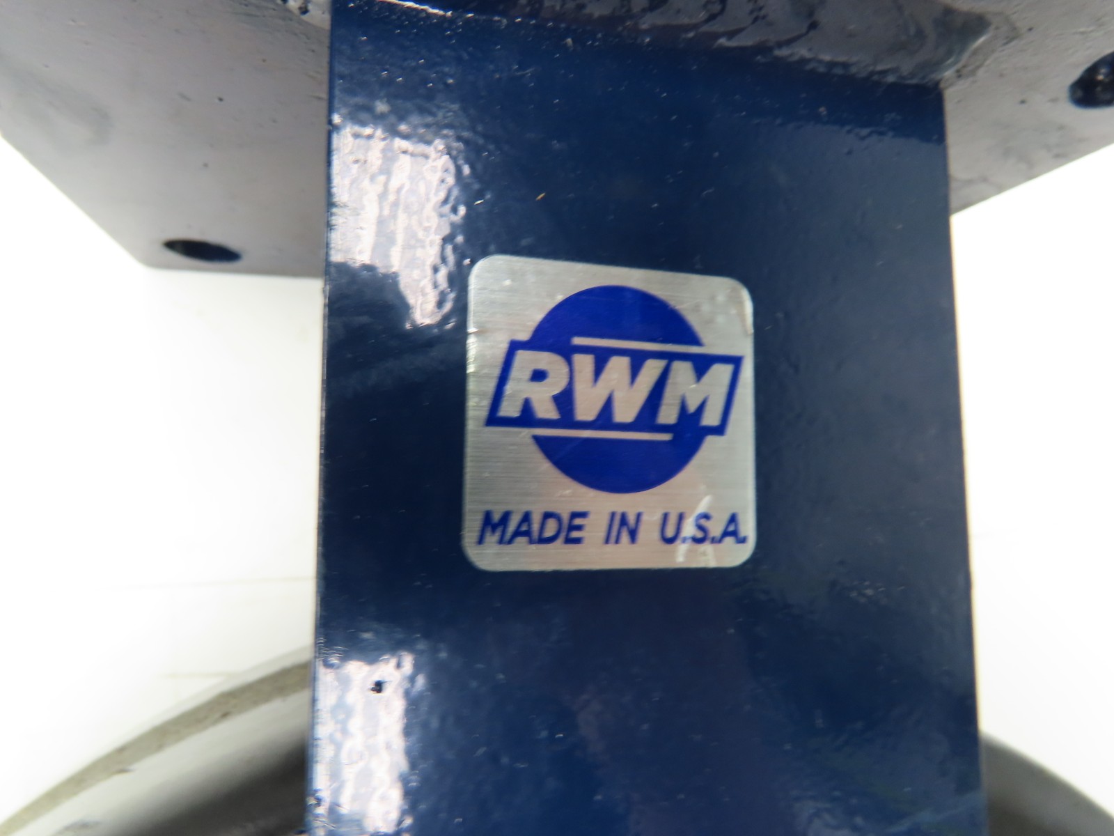 RWM 75 Series Rigid Caster Wheel 12″x 3″ Height 15-1/2″-Top of Plate Lot of 2