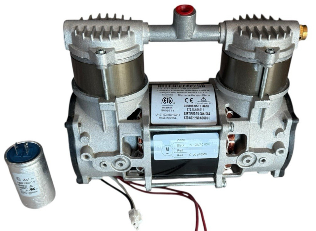 Oilless Air Pump ZGK300P1-65 w/ Motor Run Capacitor (110v/60Hz/1) 290W