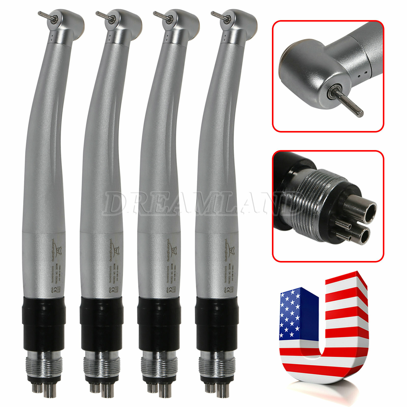 10*For NSK Dental High Speed Air Turbine Handpiece + 4-Hole Quick Coupler YBNKM