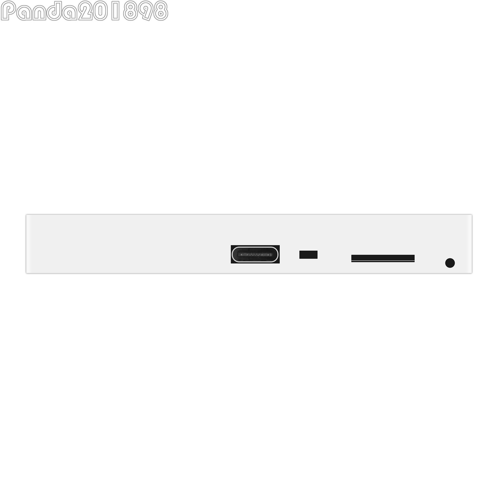 HAMGEEK RW01 Mini E-Ink Reader E-Book Reader (Black Panel) for Weather Clock