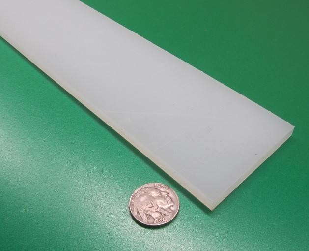 Polypropylene Bar 1/4″ (.250″) Thick x 2.50″ Wide x 48″ Long, 4 pcs, 16 feet