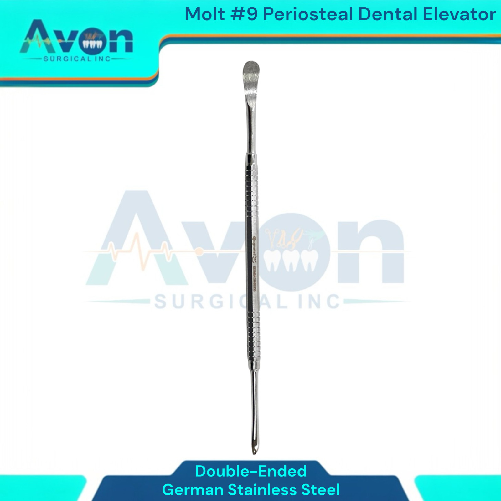 German GRADE MOLT PERIOSTEAL M9 DENTAL SURGERY EXTRACTING EXTRACTION ELEVATOR