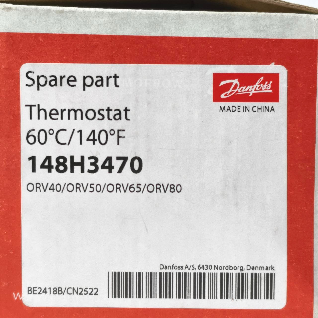 DANFOSS 148H3470 ORV THERMOSTAT OIL TEMPERATURE REGULATING VALVE 60°C 140°F
