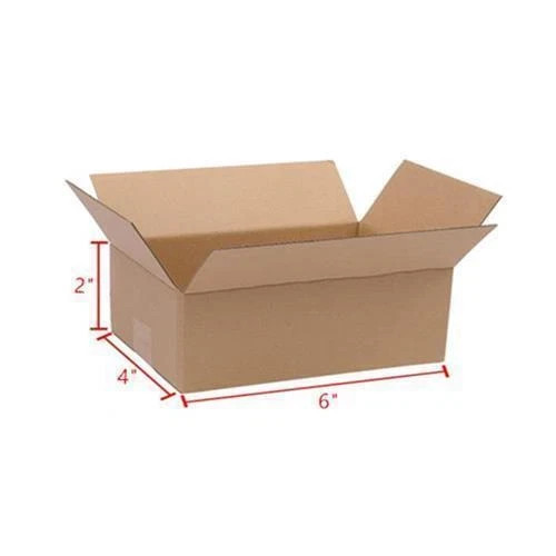 100 6x4x2 Corrugated Cardboard Packaging Shipping Packing Mailing Box Carton