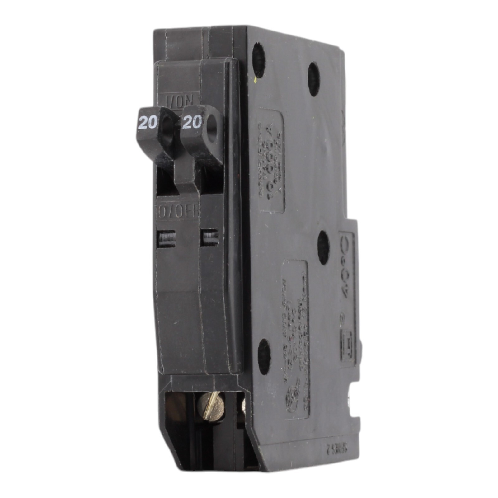 NEW Square D QO2020 2-20 Amp 120/240V Single Pole Tandem Circuit Breaker