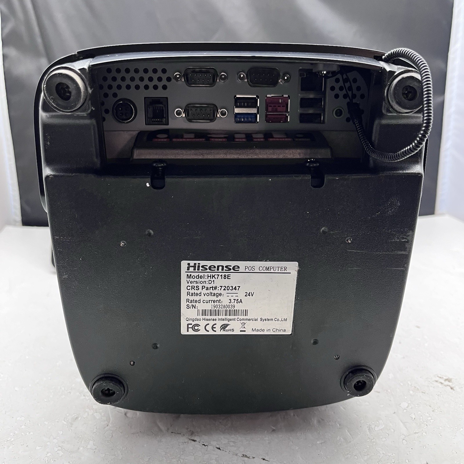 Hisense HK718E POS Computer Terminal Lot Of 2 Sold As Is For Parts