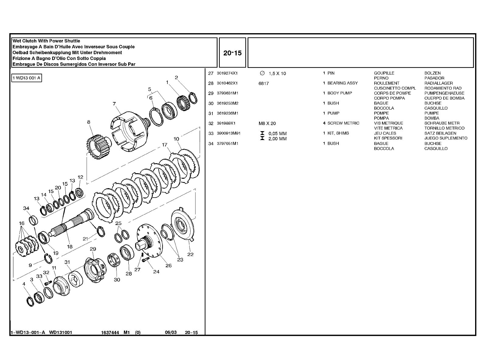 Massey Ferguson 6495 MF6495 Tractor SERVICE Manual & PARTS Catalog -2- MANUALS