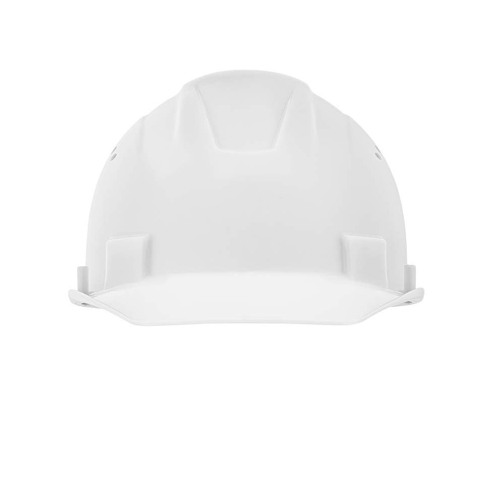 Advantage Front Brim Hard Hat, Vented, 4-pt. Ratchet Suspension, White, 20220