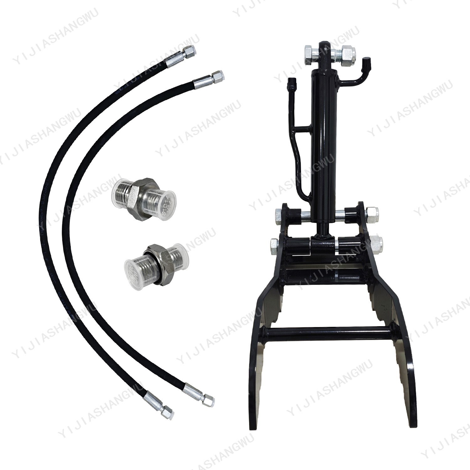 Hydraulic Thumb Clip for Mini Excavators Attachments Single Hole Metal Grab