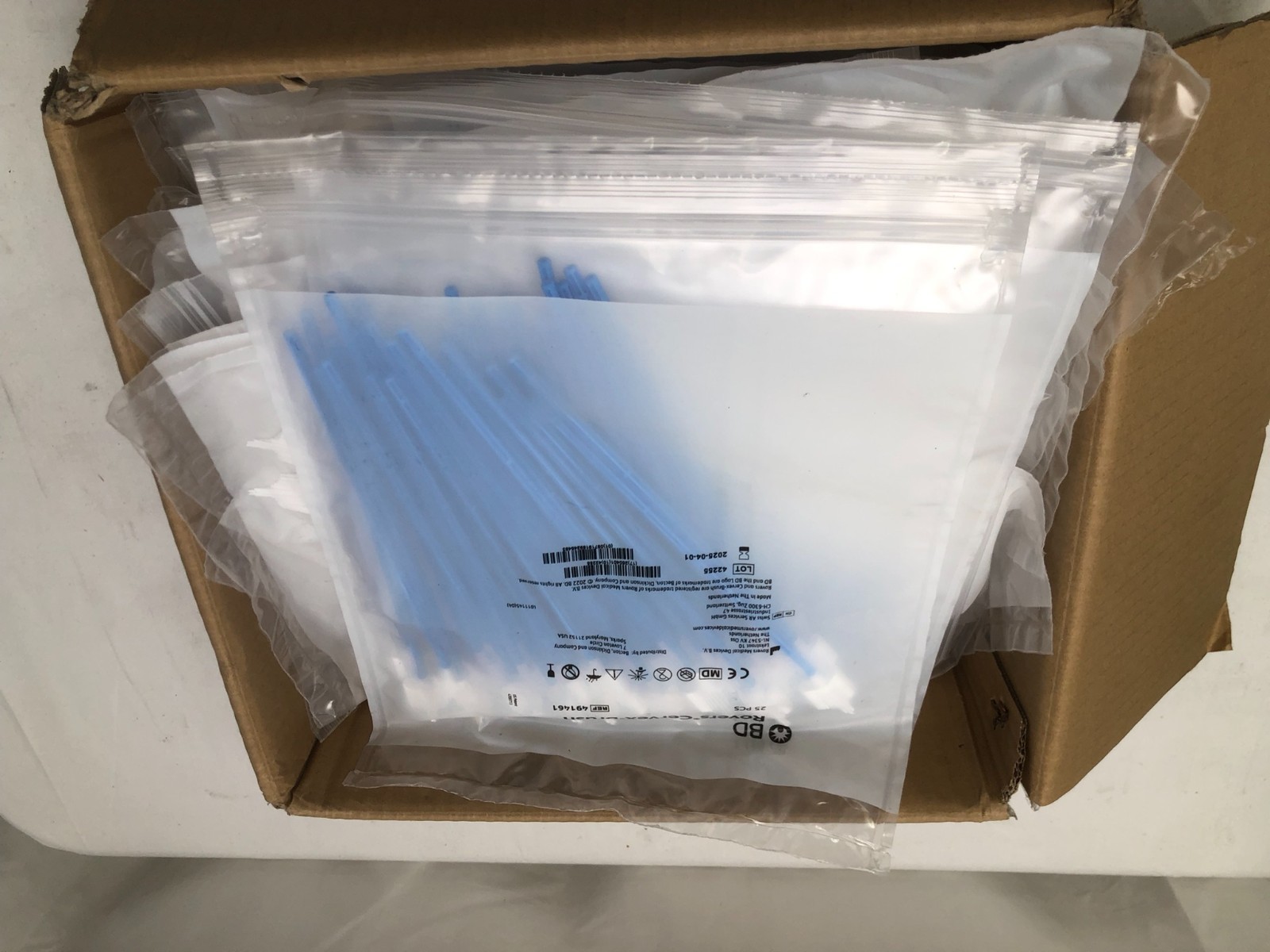 BD Rovers Cervex-Brush Cervical Sampler Broom 25 PCS REF 491461