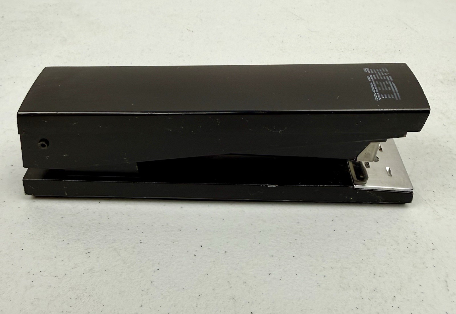 Vintage IBM Acco 30 Heavy Duty Desk Stapler Black Made in USA Chicago