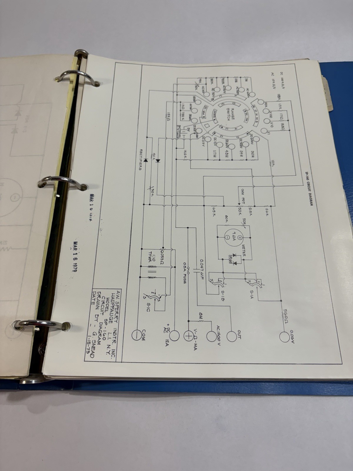 A.W. SPERRY Analog and Digital SNAP-AROUNDS MULTI-TESTERS Guide Book Manual