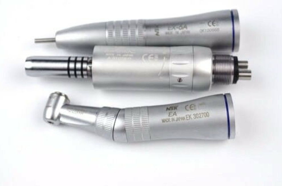 NSK Inner Water Spray Slow Speed Air Motor Straight Contra Angle Handpiece
