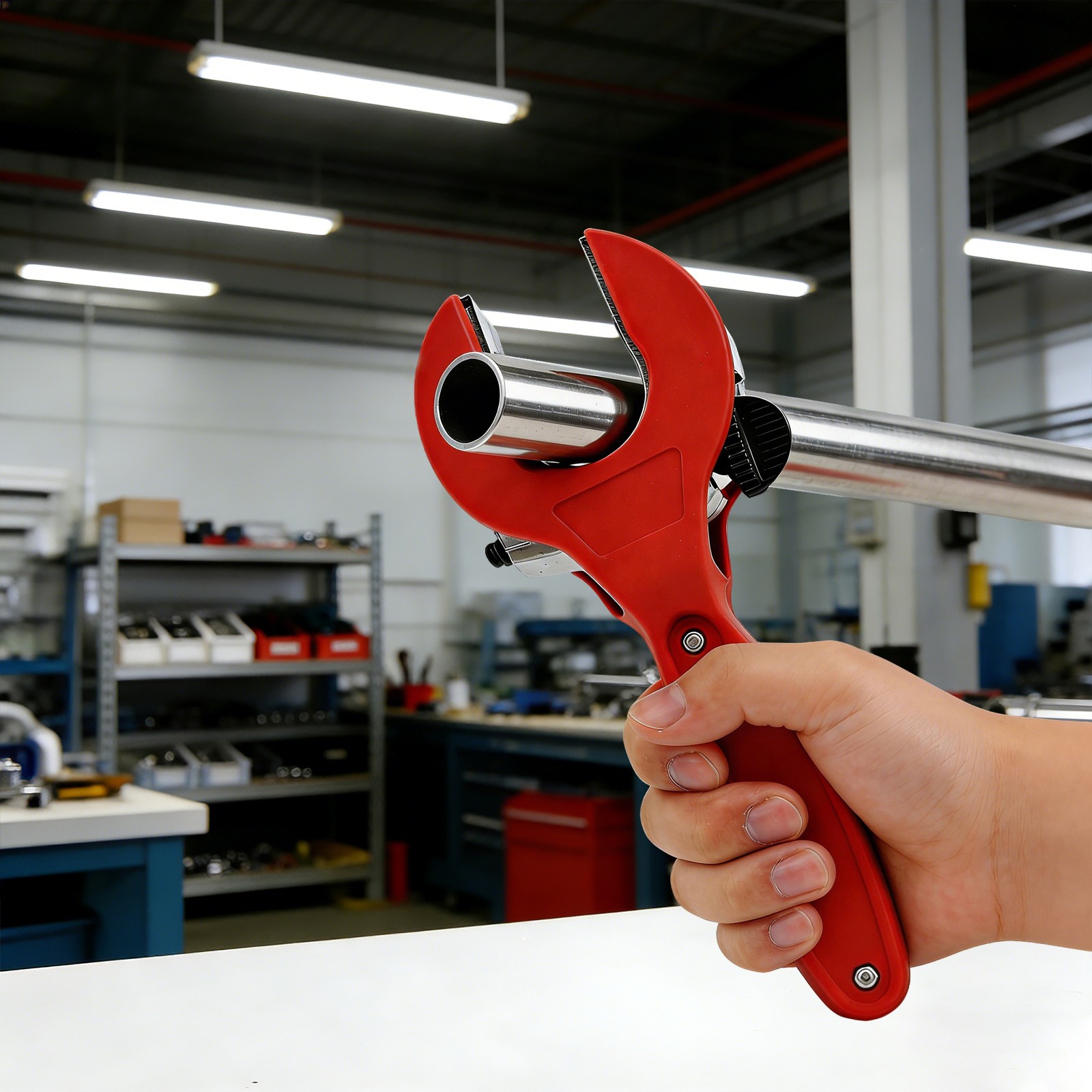 Ratchet Tubing Cutter, Tubing Cutter Tool, Portable Ratcheting Tubing Cutter