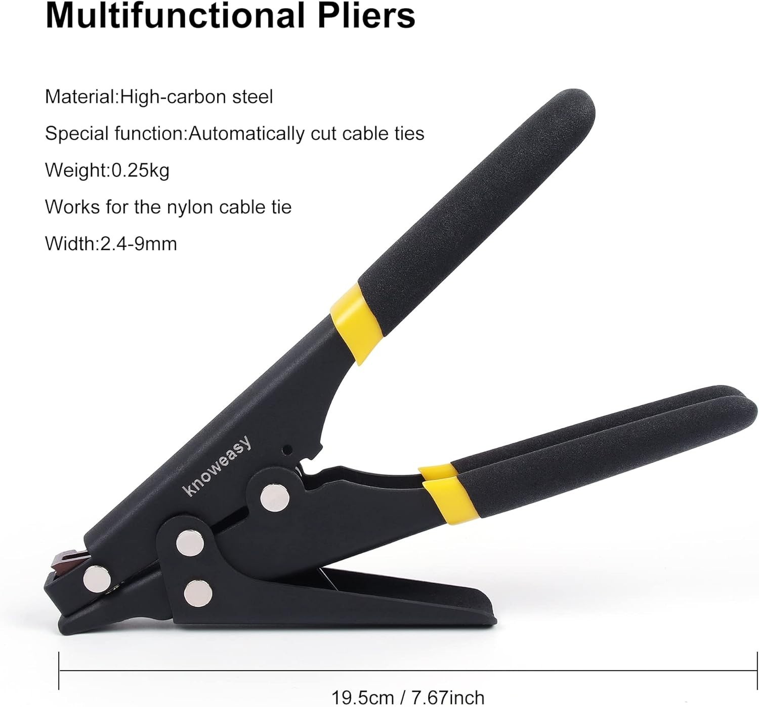 Cable Tie Cutting Gun – 0.3 Kg Pistol Grip Tool for Industrial Cable Management
