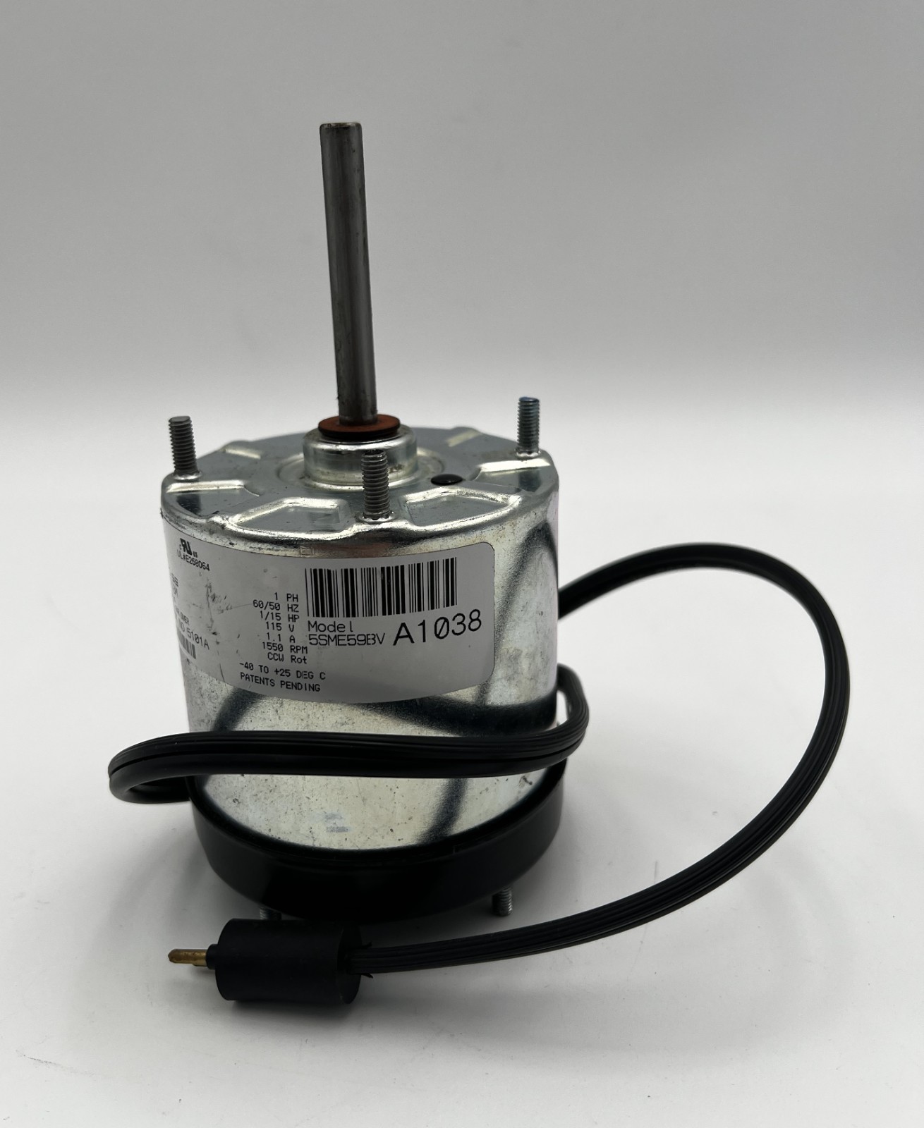 New Morrill Motors Arktic 59 Motor 5SME59BVA1038 1/15 HP 115V 1550 RPM