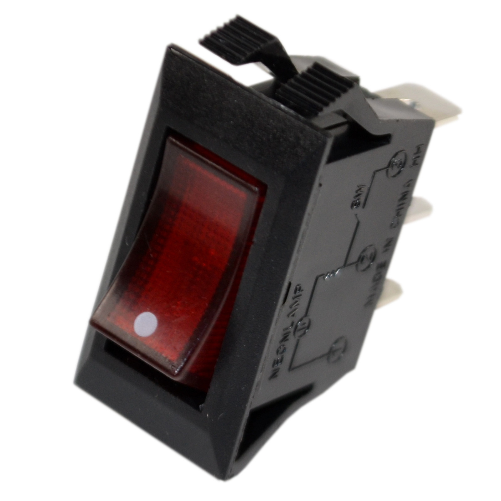 HQRP Illuminated Rocker Switch for Automotive Marine Applications Coffee Machine
