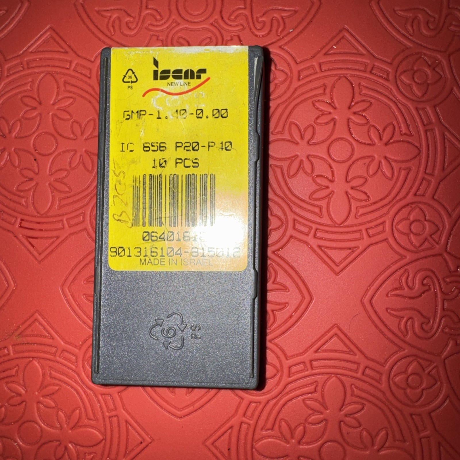 Iscar GMP 1.40-0.00 IC656 Carbide Insert (Pack of 7) (Q15)