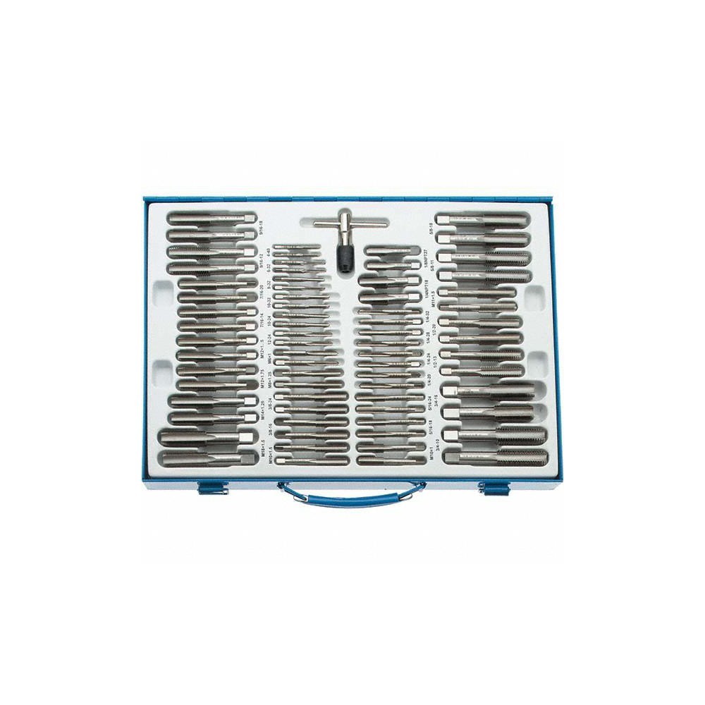Value Collection Tap & Die Set: #4-40 to 3/4-16 Taps, NPT & UNC