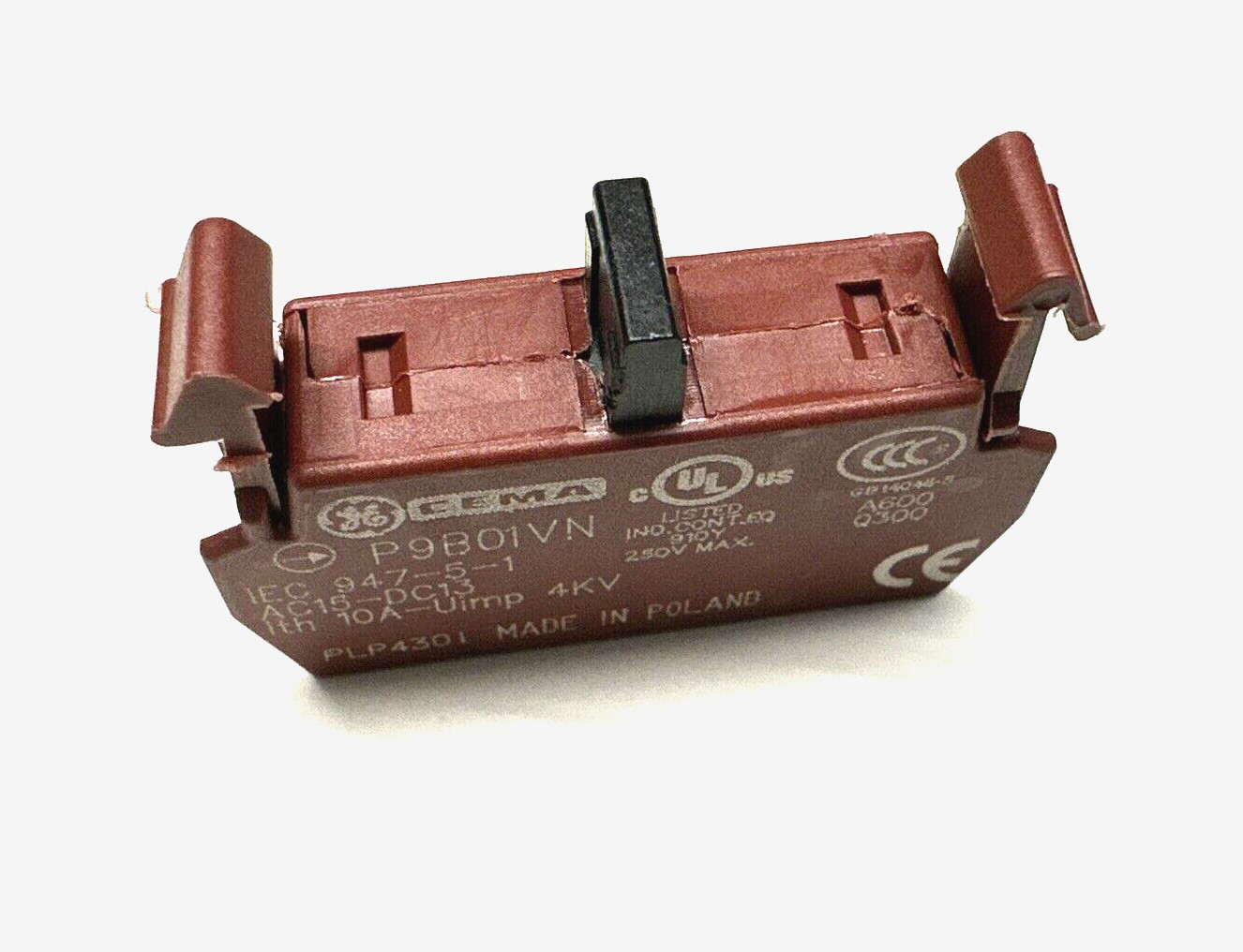 Contact Block P9B01VN Manufacturer GE CEMA Ref.No. 187001