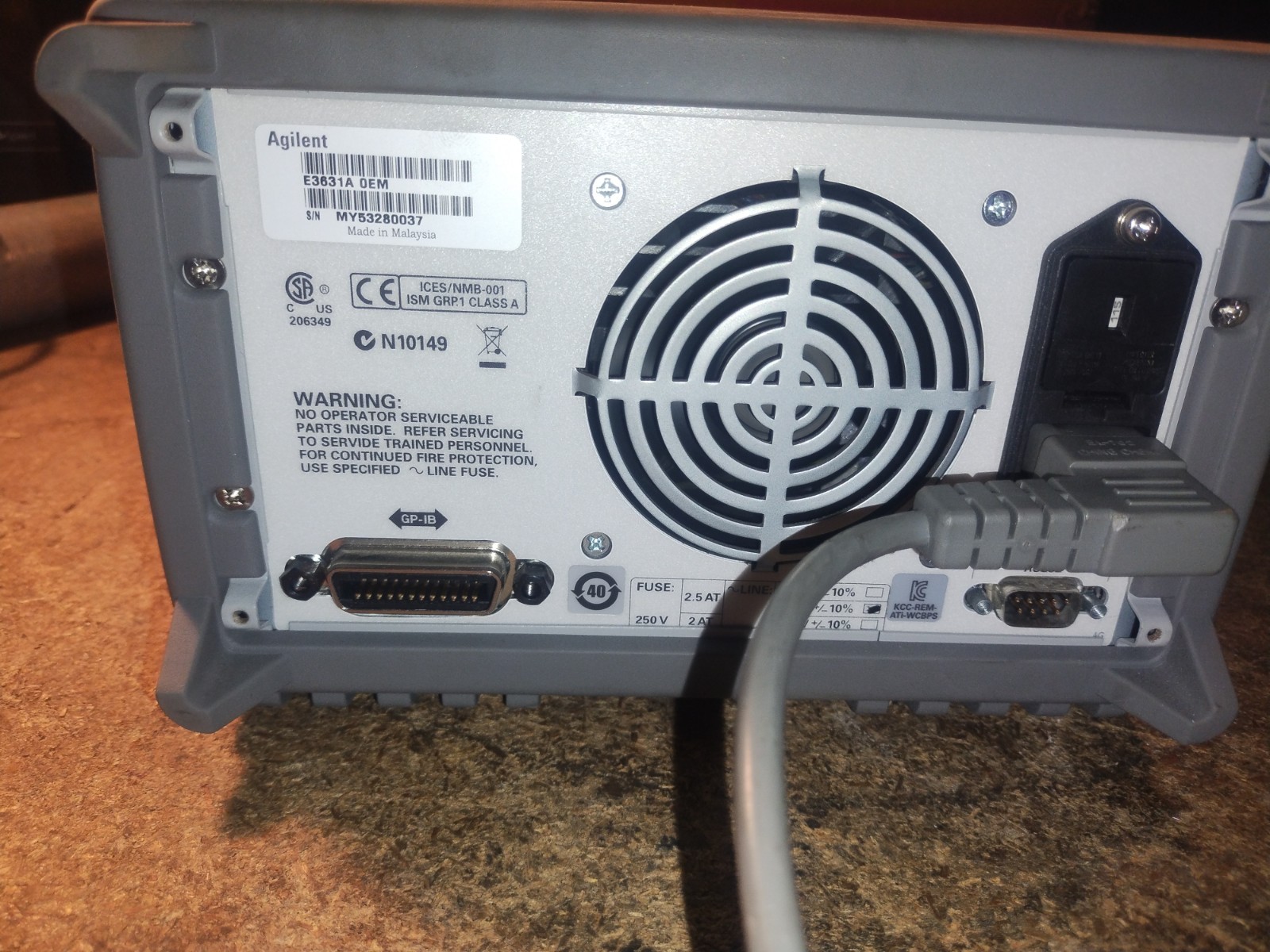 KEYSIGHT TECHNOLOGIES E3631A Power Supply – Used