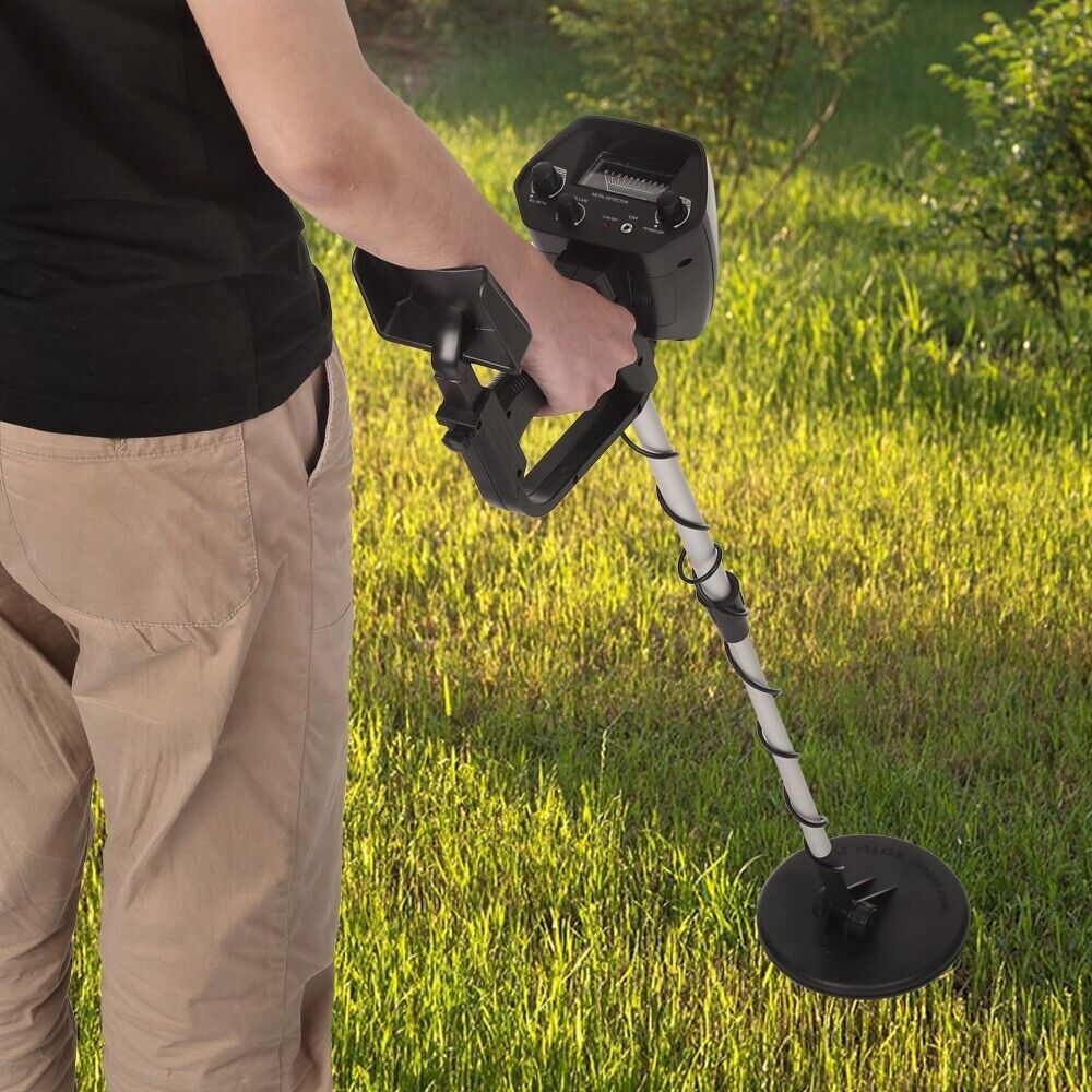 Waterproof LCD Metal Detector, Deep-Sensitive Search for Coins, Jewelry & Relics