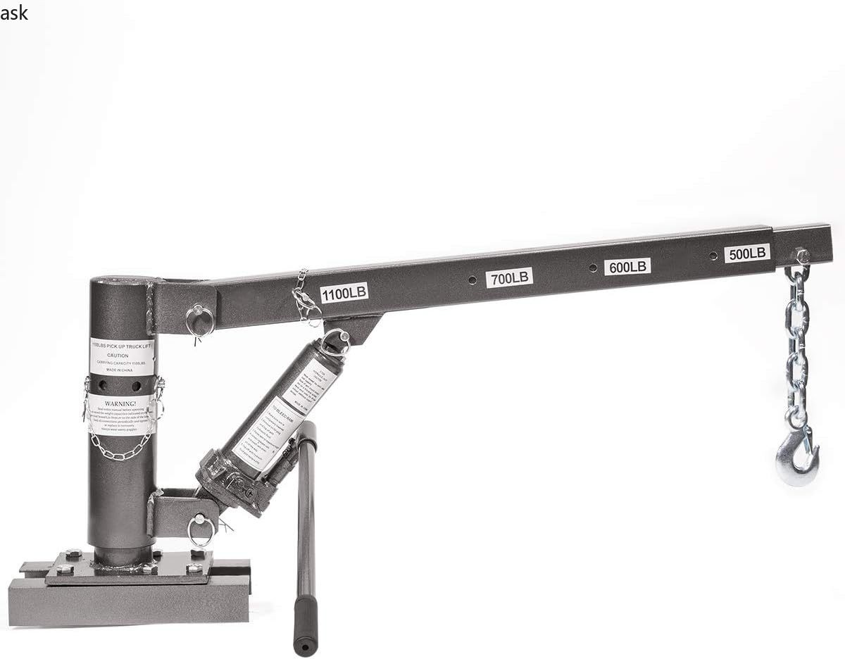 Stark USA 1/2 Ton Capacity Pickup Truck Extra Hoist Lift Load Jib Crane Boom..