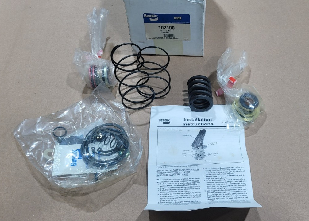Bendix 102100 E-10 Air Brake Pedal Valve Repair Kit