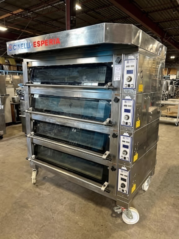 CINELLI ESPERIA CG/E 4 Deck Bakery and Pizza Oven With STEAM