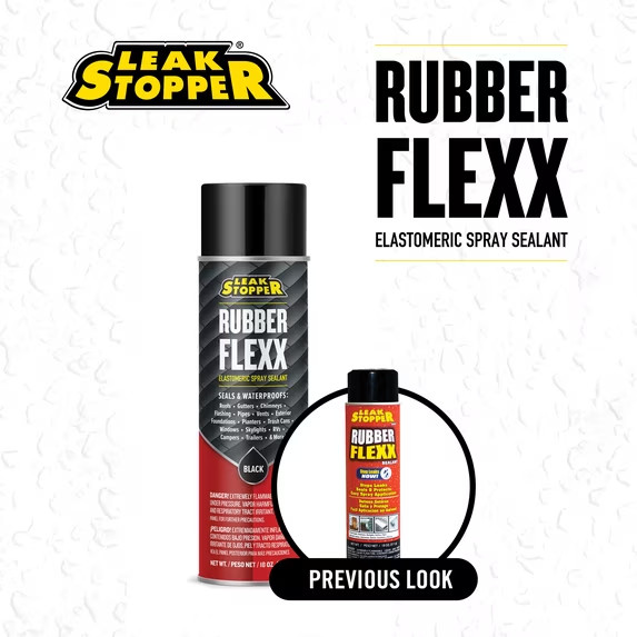 Rubber Flexx Leak Repair & Sealant Spray 18 Oz 100% Flexible Seal 1 pack