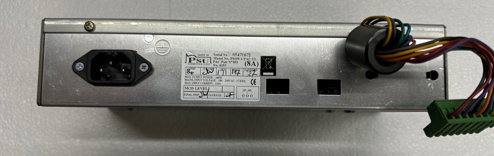 PSU DESIGNS LTD PS159-4-PAC-UL Bosch 2200 tested