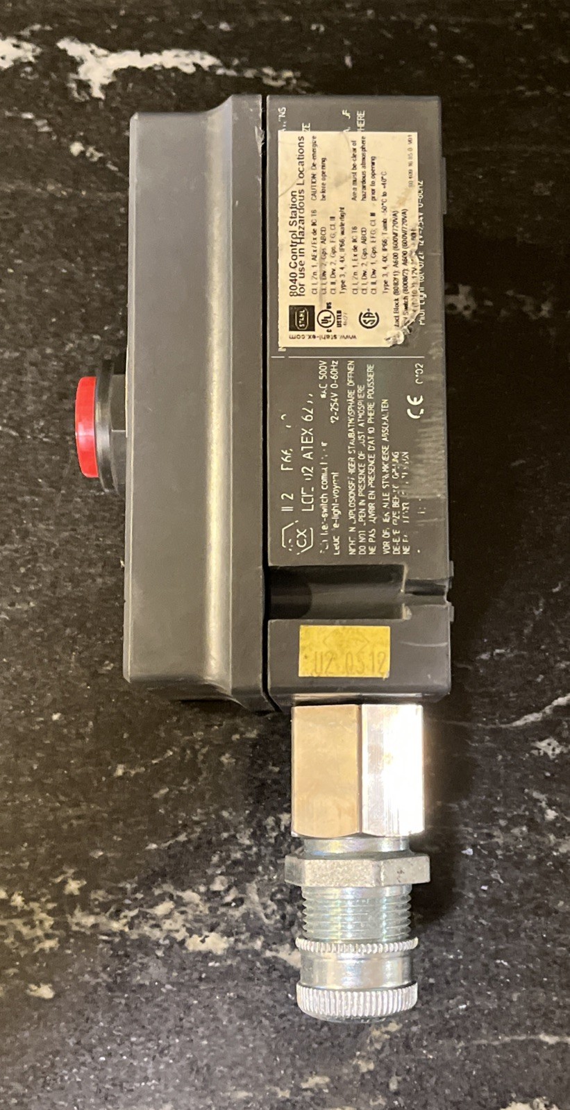 R STAHL 8040/124/C150 Haz Loc Push Button Station AB 800T-XA IP66 Ex