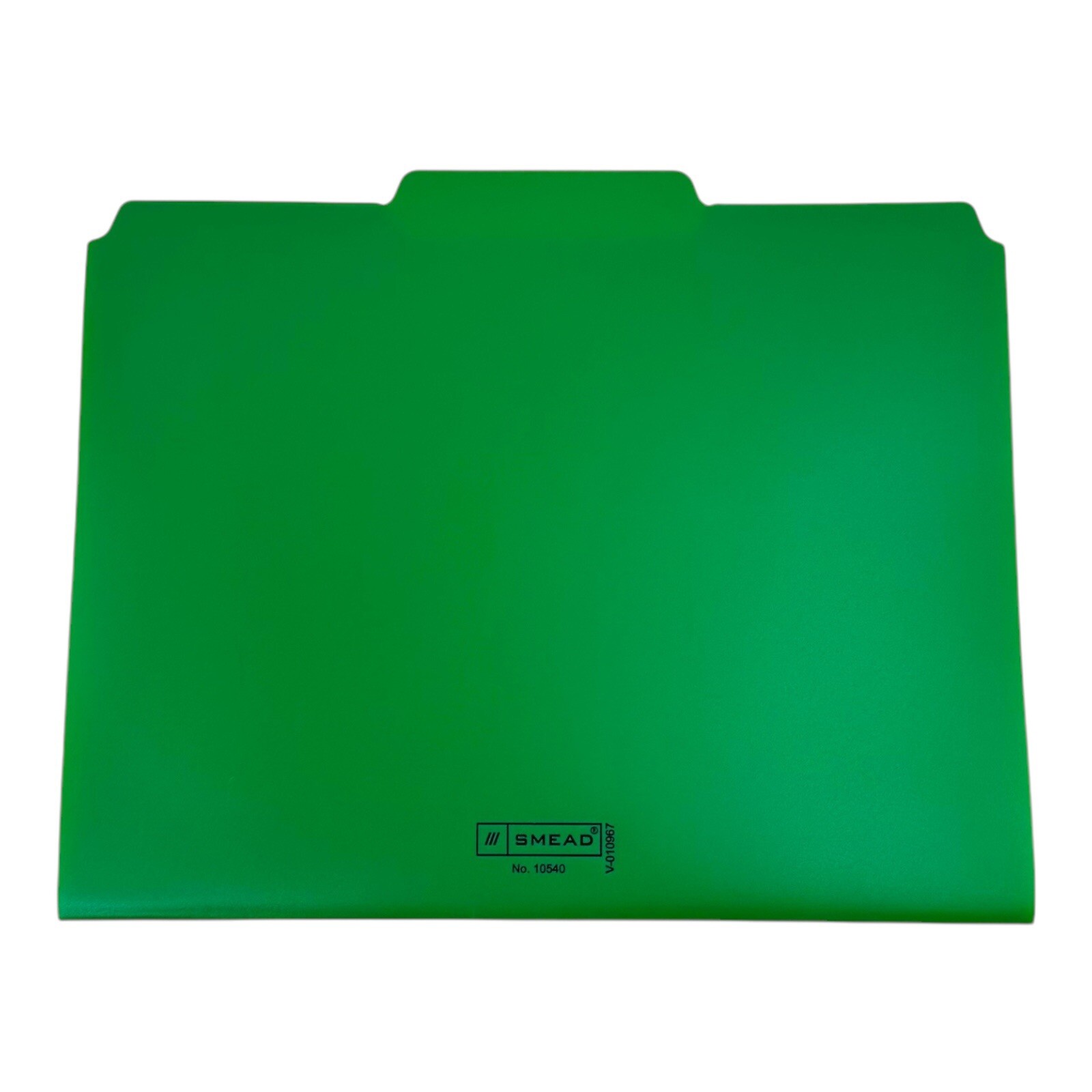 30 Count Smead Letter Size Poly File Folders w/ Slash Pocket 1/3-Cut Assorted