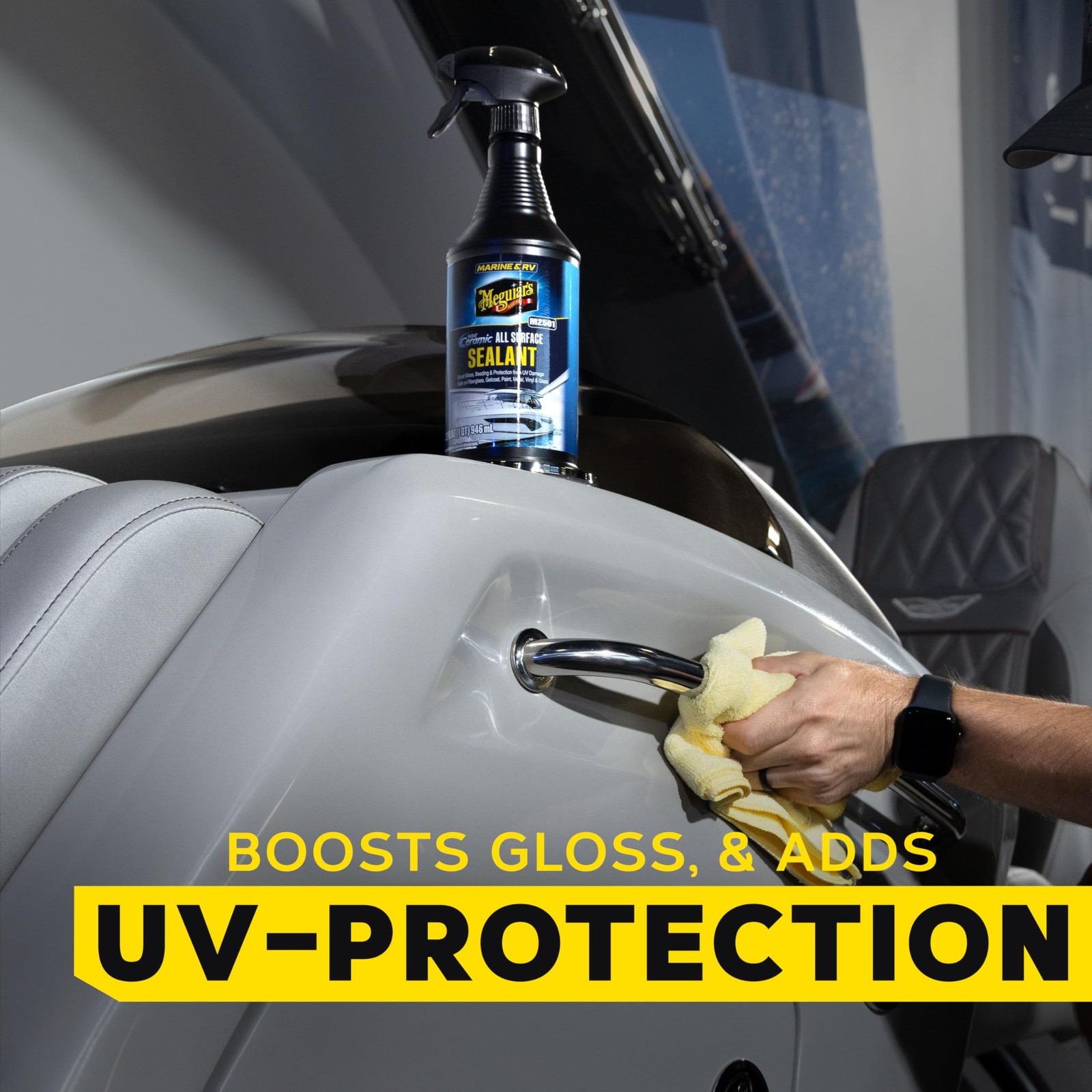 Meguiar’s Marine & RV Hybrid Ceramic All Surface Sealant 32 Fl Oz (Pack of 1)