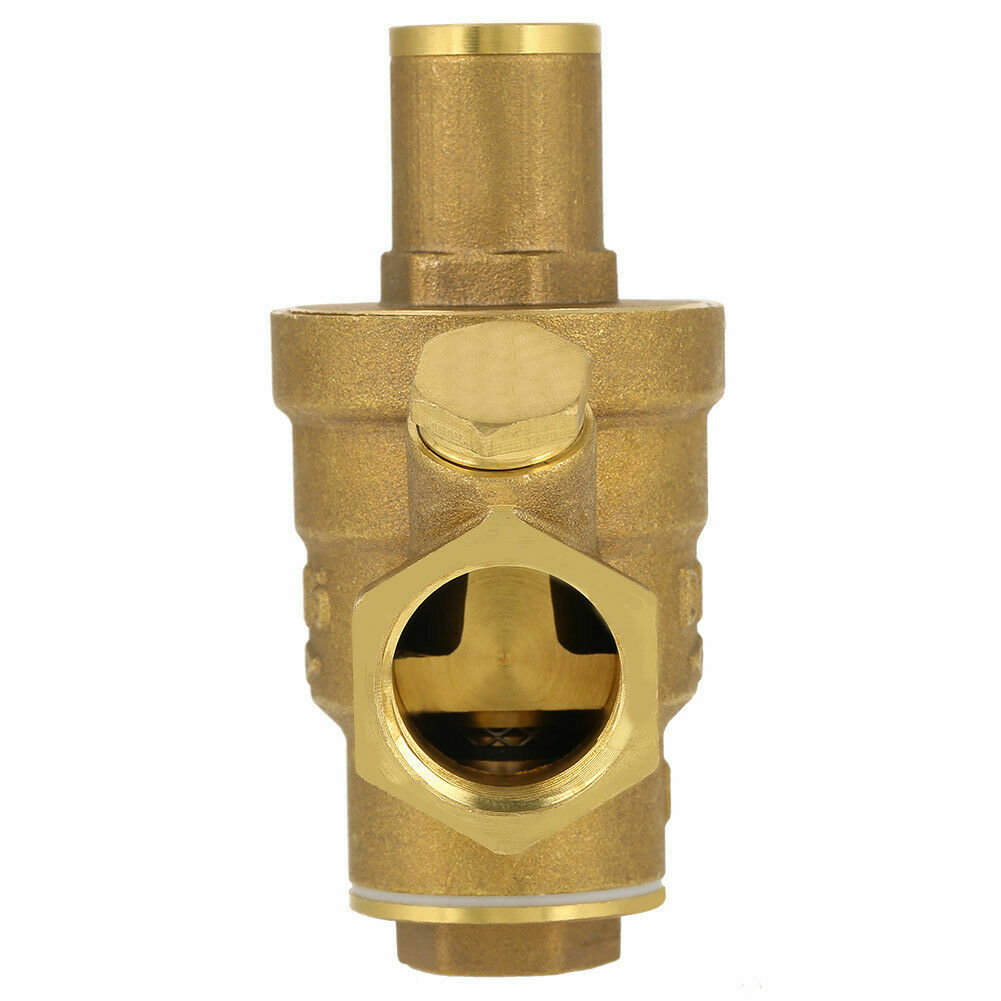 Water Pressure Regulator DN15(1/2″) 15mm Adjustable Brass Reducing Valve-