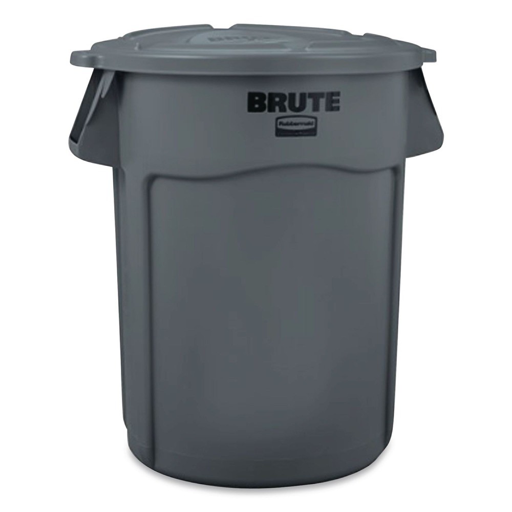 Rubbermaid Commercial 264560GY 24.5 in. BRUTE Self-Draining Lids – Gray New