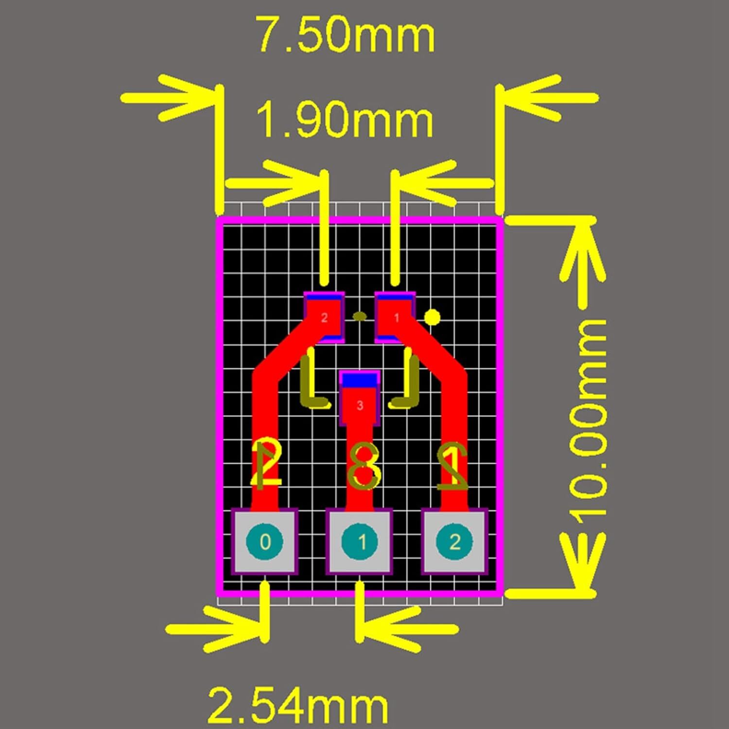 100/200X SOT23 to SIP3 Adapter PCB Board SMD to DIP Converter Plate DIY Kit USA