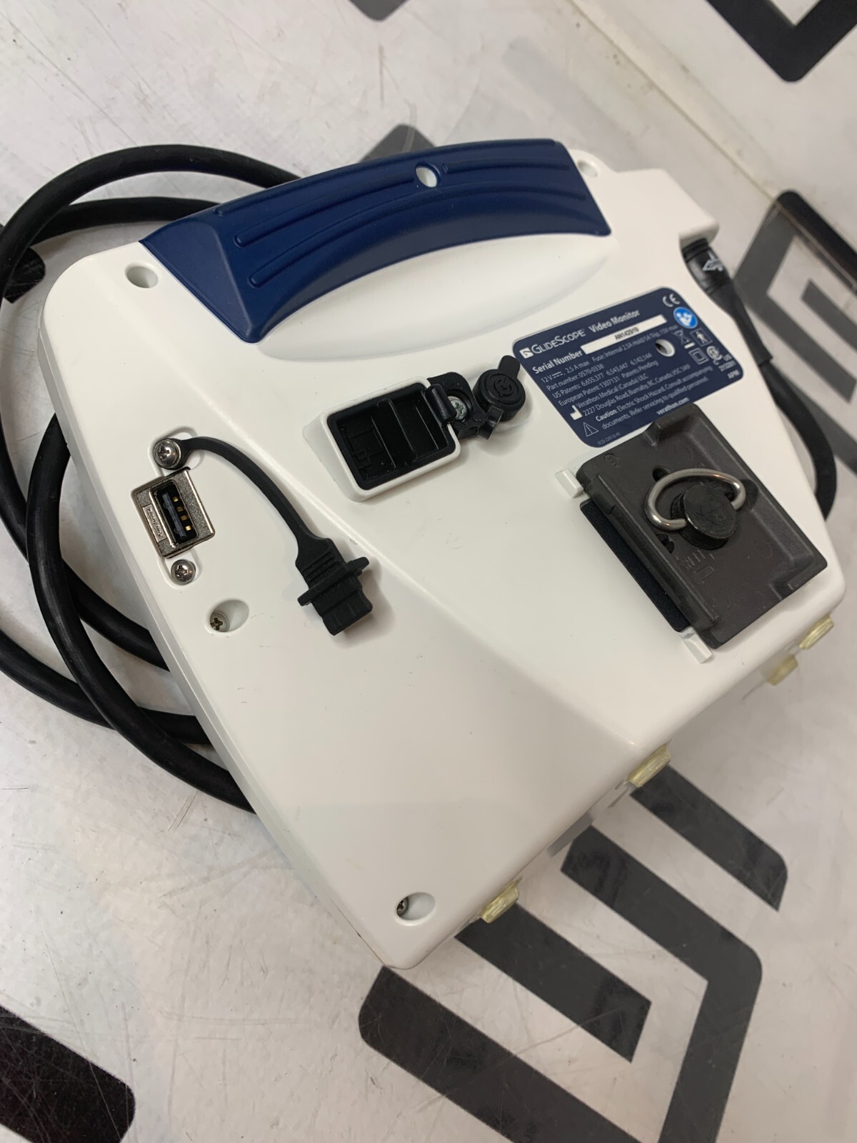 Verathon GlideScope 0570-0338 Monitor Video Laryngoscope 0570-0306 1-2 Baton Cam