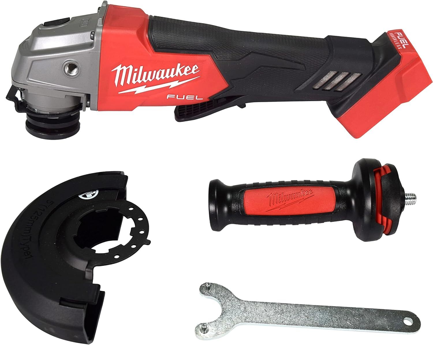 Milwaukee M18 Fuel 4-1/2″ / 5″ Cordless Angle Grinder No-Lock Paddle Switch